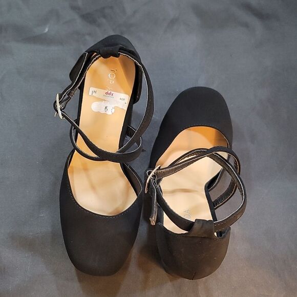 BRAND NEW TOP MODA JANE CRISS-CROS STRAP PLATFORM PUMP - Picture 5 of 16